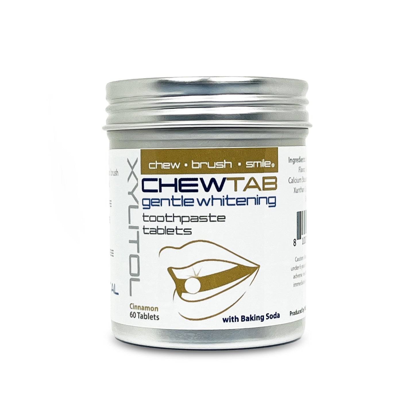 Chewtab Gentle Whitening with Baking Soda, Bottle