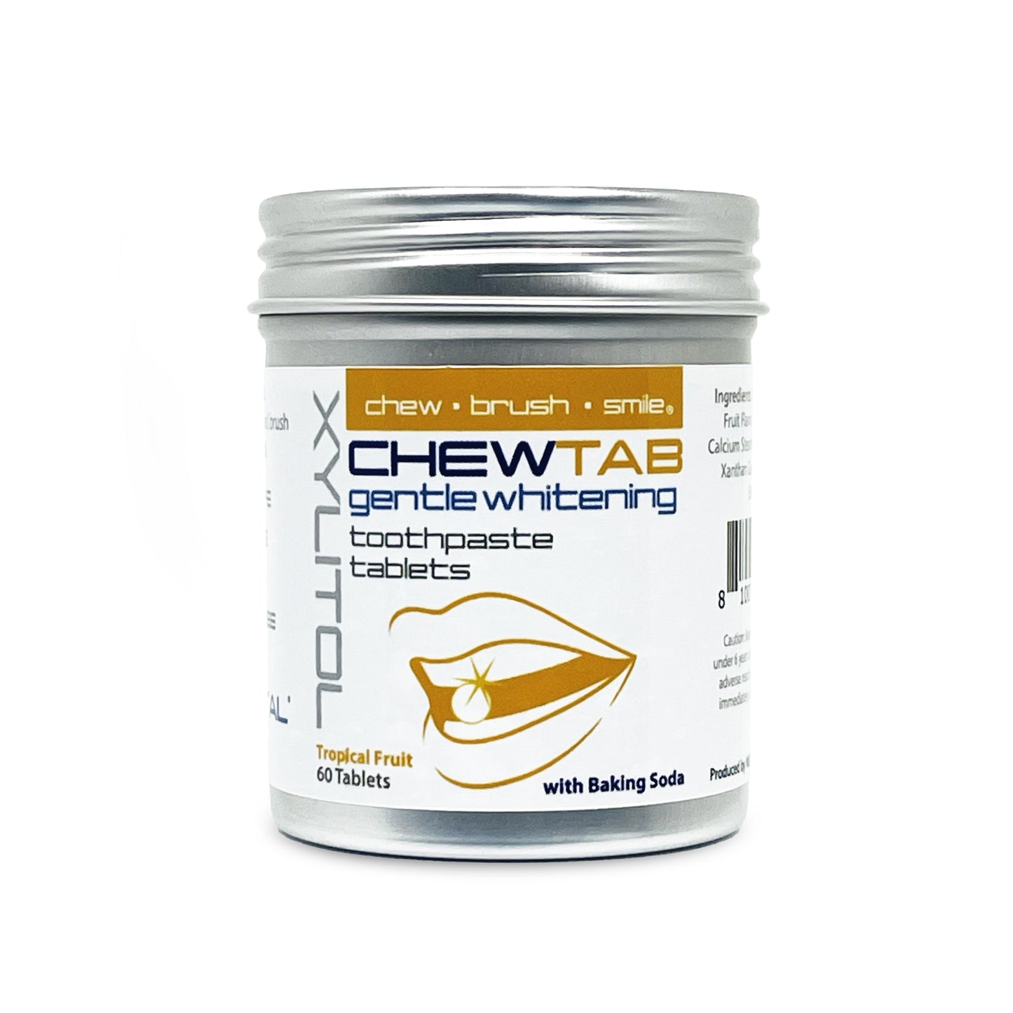 Chewtab Gentle Whitening with Baking Soda, Bottle