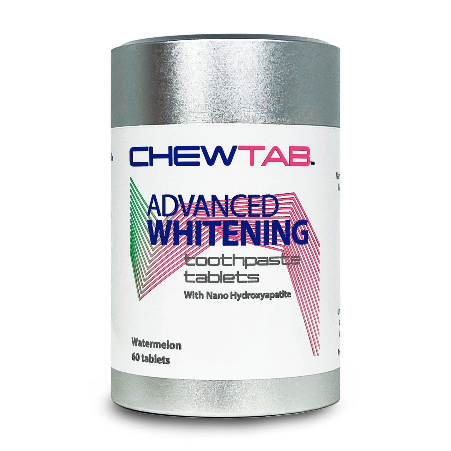 Chewtab Advanced Whitening with Nano Hydroxyapatite, Bottles and Refills