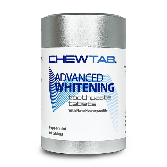 Chewtab Advanced Whitening with Nano Hydroxyapatite, Bottles and Refills