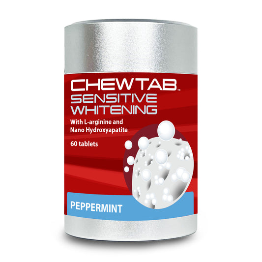 Chewtab Sensitive Whitening with Nanohydroxyapatite, Bottles and Refills